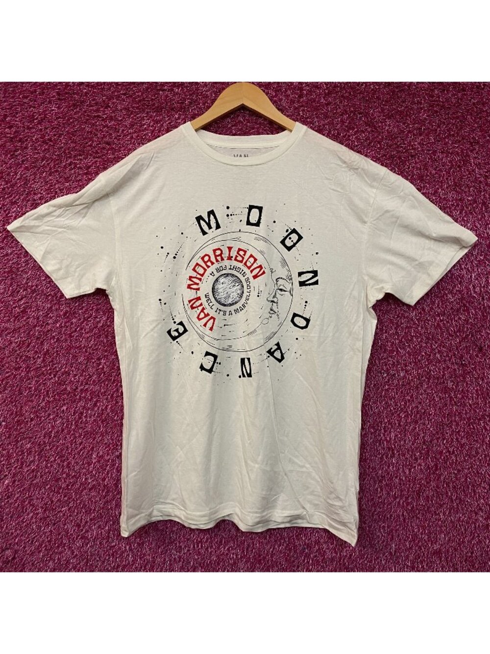 Van Morrison Moondance Album Graphic T-Shirt XL